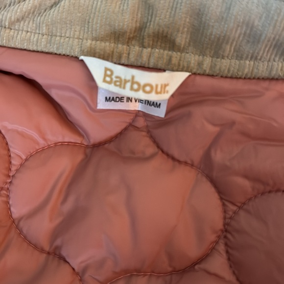 Barbour Pink Quilted Jacket size 6 - Picture 5 of 8